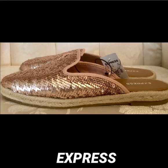 EXPRESS• PINK MERMAID SEQUIN SLIDE - Picture 5 of 6